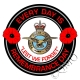 RAF Royal Air Force Remembrance Day Sticker